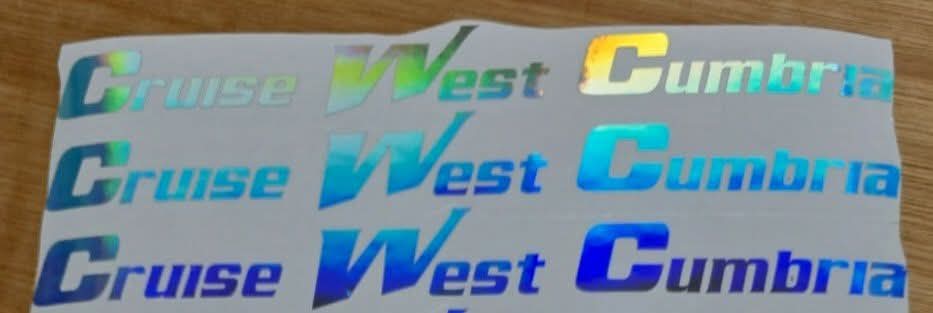 CWC Holographic 12 inch stickers